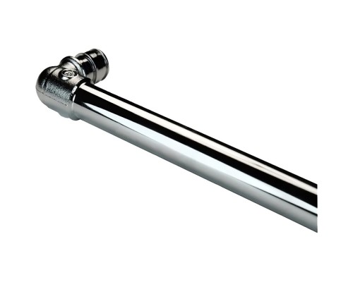 Угольник Giacomini GX с хромированной трубкой 20x15 250мм, GX128X014