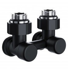 Узел нижнего подключения Royal Thermo Design угловой 1/2"х3/4" EK (черный)