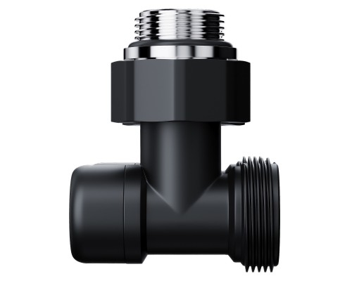 Узел нижнего подключения Royal Thermo Design угловой 1/2"х3/4" EK (черный)