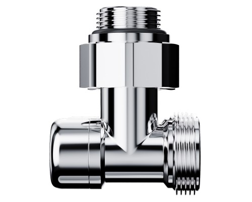Узел нижнего подключения Royal Thermo Design угловой 1/2"х3/4" EK (хром)