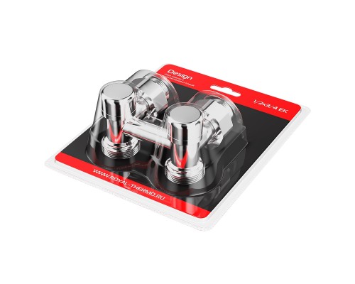 Узел нижнего подключения Royal Thermo Design угловой 1/2"х3/4" EK (хром)