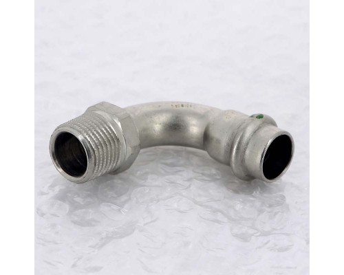 Угол пресс-Н нержавеющая сталь Sanpress Inox VIEGA 15x1/2"