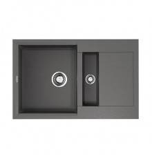 Omoikiri Sakaime 78-2-PL Кухонная мойка Tetogranit 78x50 см, цвет: платина 4993199