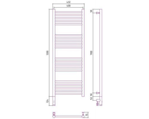 Сунержа Богема 3.0 Полотенцесушитель электрический 40x120h, лев., цвет: состар. бронза 05-5804-1240 Сунержа Богема 3.0 Полотенцесушитель электрический 40x120h, лев., цвет: состар. бронза 05-5804-1240