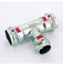 Тройник пресс оцинкованная сталь Prestabo VIEGA 28х22х28