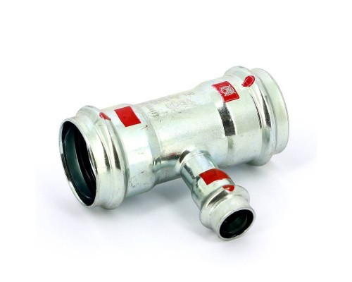 Тройник пресс оцинкованная сталь Prestabo VIEGA 35х15х35