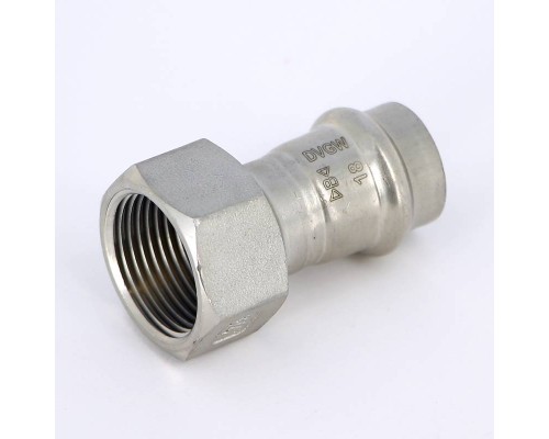 Муфта В-пресс IBP 18 x 3/4" нерж.сталь Муфта В-пресс IBP 18 x 3/4" нерж.сталь