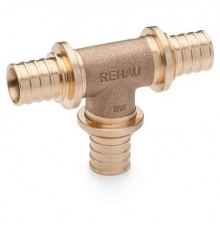 Тройник PE-X бр аксиал Дн32х32х32 PLATINUM RX Rehau 14564531001