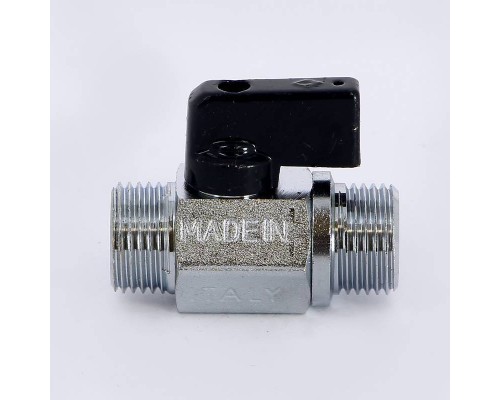 Кран шаровой мини Kansas Bugatti НН флажок 1/2" проход 15 мм