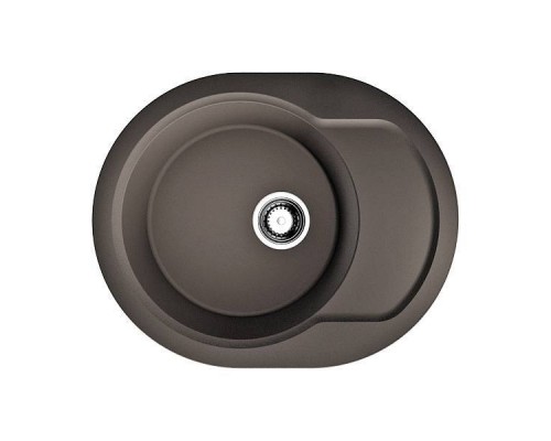 Omoikiri Manmaru 62-DC Кухонная мойка, Artgranit, 62x50 см цвет: темный шоколад 4993354