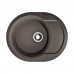 Omoikiri Manmaru 62-DC Кухонная мойка, Artgranit, 62x50 см цвет: темный шоколад 4993354