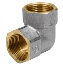 Угольник лат Ду40 м/м никель Aquasfera 9001-05