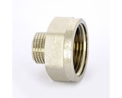 Переходник НВ никелированный TIEMME 1/2"x1"
