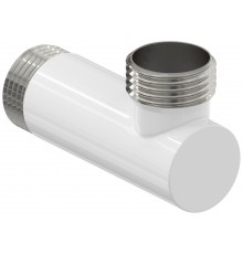 Сунержа Уголок переходной НР G 1/НР G 1, цвет: белый глянцевый 12-1506-1010