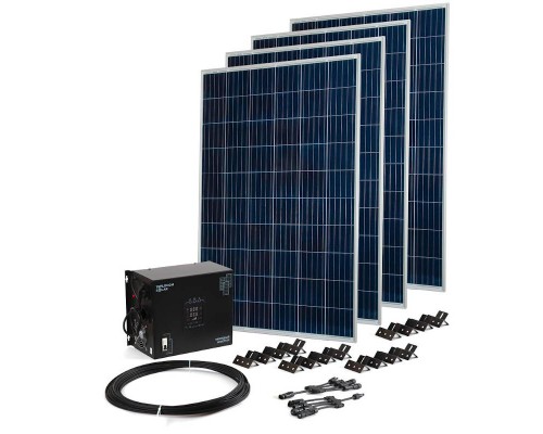 Комплект Teplocom Solar-1500 + Солнечная панель 250Вт х 4