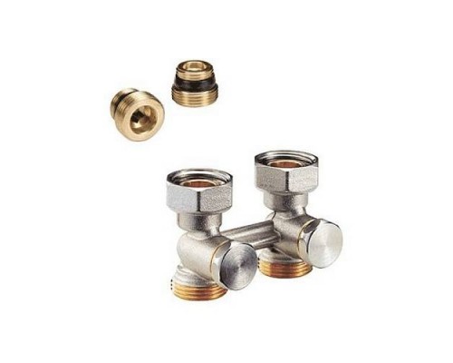 Узел ниж/п Ду15 Ру10 1/2x3/4ЕК прям двухтр Giacomini R387X012