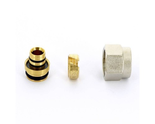 Соединитель обжим-В Uni-Fitt 20(2.8)х3/4" ЕК для полиэтиленовых труб