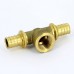 Тройник В надвижной латунный REHAU 25x3/4"x25