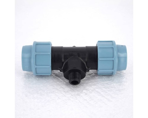 Тройник обжим-Н для труб ПНД UNIDELTA 32x1/2" Тройник обжим-Н для труб ПНД UNIDELTA 32x1/2"