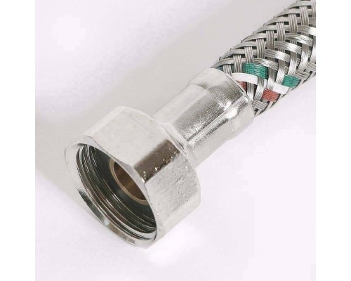 Гибкая подводка для воды UNI-FITT DN 8 ВВ 1/2" 60 см оплетка из нержавеющей стали Гибкая подводка для воды UNI-FITT DN 8 ВВ 1/2" 60 см оплетка из нержавеющей стали