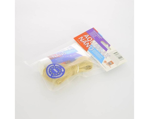 Набор Сантехмастер AquaflaxNano для герметизации резьбовых соединений лён 15 г паста-герметик для льна 30 г