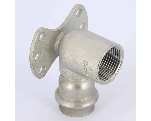 Водорозетка пресс нержавеющая сталь Sanpress Inox VIEGA 22х3/4"