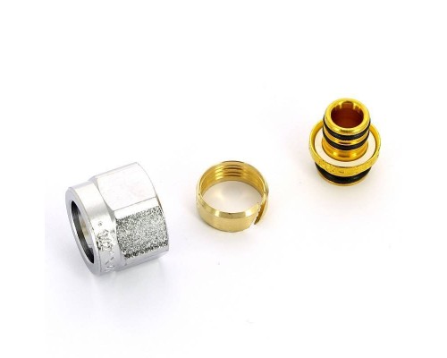 Соединитель FAR 16х2 евроконус 1/2" для м/пл труб