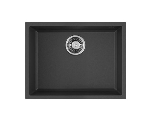 Omoikiri Tedori 54-U-BL Кухонная мойка Tetogranit 55x42 см, цвет: черный 4993988