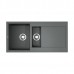 Omoikiri Sakaime 100-2-GR Кухонная мойка Tetogranit 100x50 см, цвет: leningrad grey 4993562