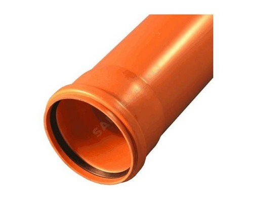 Труба НПВХ кор б/н Дн110х3,2 L=4,0м в/к SN4 Агригазполимер Труба НПВХ кор б/н Дн110х3,2 L=4,0м в/к SN4 Агригазполимер