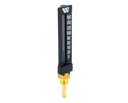 Термометр спиртовой MTG прямой WATTS Ind 1/2" 160°C гильза 50мм