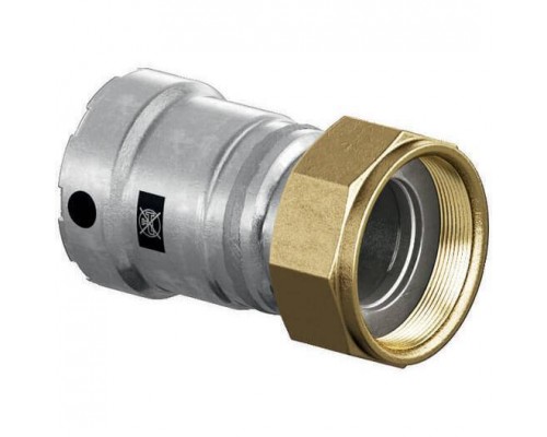 Муфта пресс-В с накидной гайкой Megapress оцинкованная сталь VIEGA 3/4"x1"