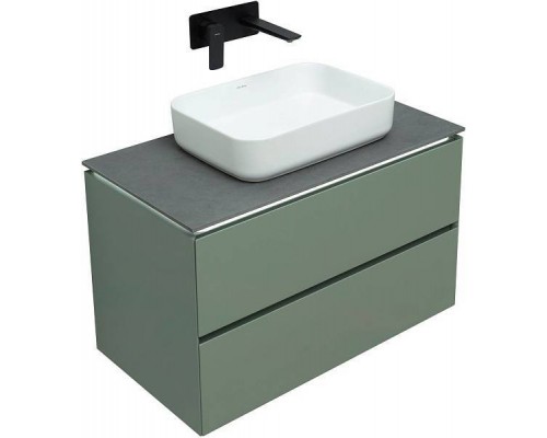 Allen Brau Infinity Тумба под раковину 85 см, цвет: зеленый/серый 1.21001.CGM