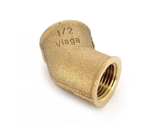 Угол В 45 град. бронза VIEGA 1/2"