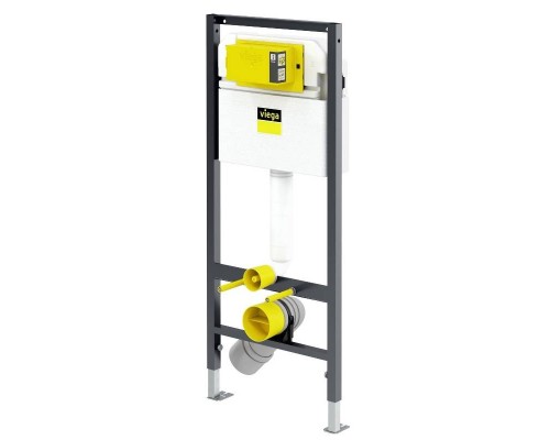 Модуль Prevista Dry для подвесного унитаза 112 см Viega 771973 + 678630 + 773779 хром, не для P Dry Plus