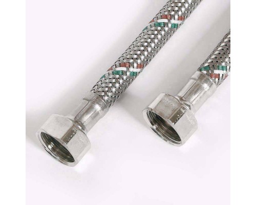 Гибкая подводка для воды UNI-FITT DN 8 ВВ 1/2" 60 см оплетка из нержавеющей стали Гибкая подводка для воды UNI-FITT DN 8 ВВ 1/2" 60 см оплетка из нержавеющей стали