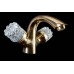 Boheme Crystal Смеситель для раковины, цвет: золото глянцевое 291-CRST