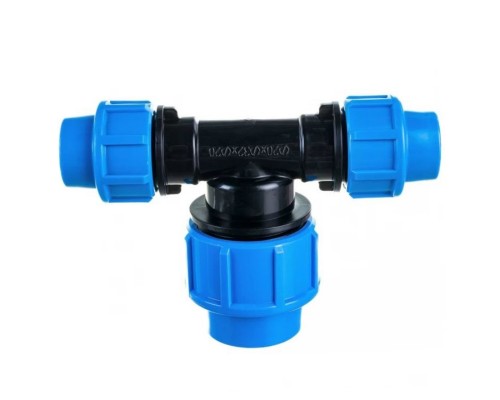 Тройник редукционный 20х32х20 для труб ПНД