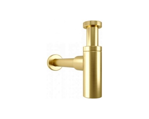 Сифон 1”1/4 Remer 958LBG, золото брашированное