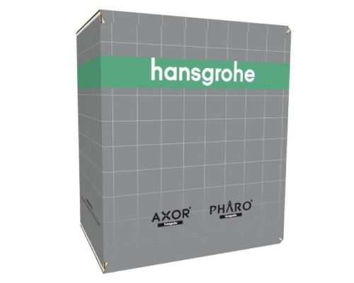 Термостатический смеситель HansGrohe с запорным/переключающим вентилем HG Ecostat E СМ хром
