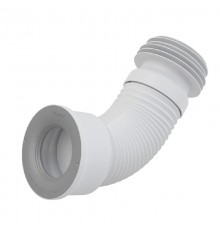 Труба фановая L240-600 мм гофр. DN80/110 x 100/120 мм, для выпуска унитаза