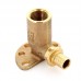 Водорозетка надвижная В REHAU 16 x 1/2" h=59 мм бронза RAUTITAN RX