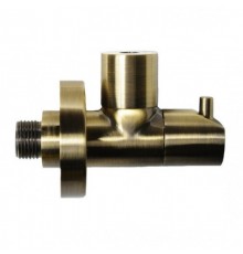 Кран (1/2«папа»хДу=10мм) латунный угловой; цвет-хром