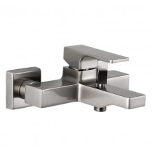 Смеситель для ванны Remer Absolute с лейкой, держателем и шлангом, Брашированный Никель