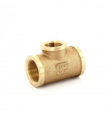 Тройник В 3/4 x 1/2 x 3/4 бронза