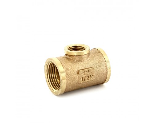 Тройник В 1 х 1/2 х 1 бронза