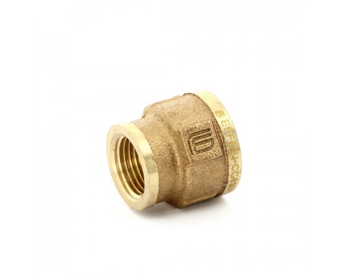 Муфта переходная ВВ 3/4 x 1/2 бронза