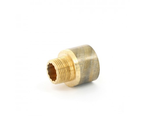 Переходник круглый НВ 3/4 x 1 бронза