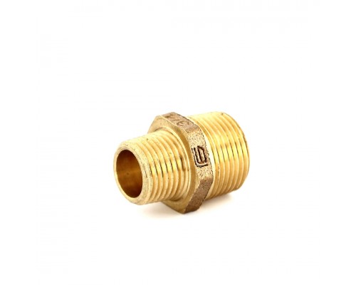 Ниппель переходной НН 1/2 х 3/4 бронза