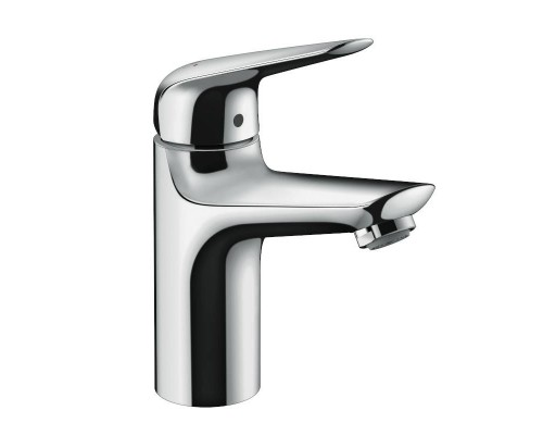 Смеситель для раковины HansGrohe HG Logis 190 однорычажный со сливным гарнитуром хром Смеситель для раковины HansGrohe HG Logis 190 однорычажный со сливным гарнитуром хром